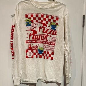 Pizza planet long sleeve tee